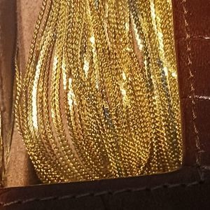 10k Gold Cobra chain necklace